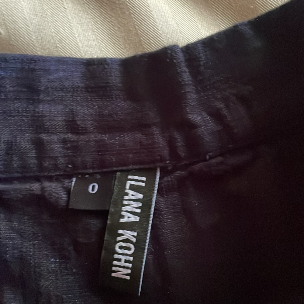 Ilana Kohn | Boyd Pant in Indigo Linen/Cotton 0 - Picture 7 of 8